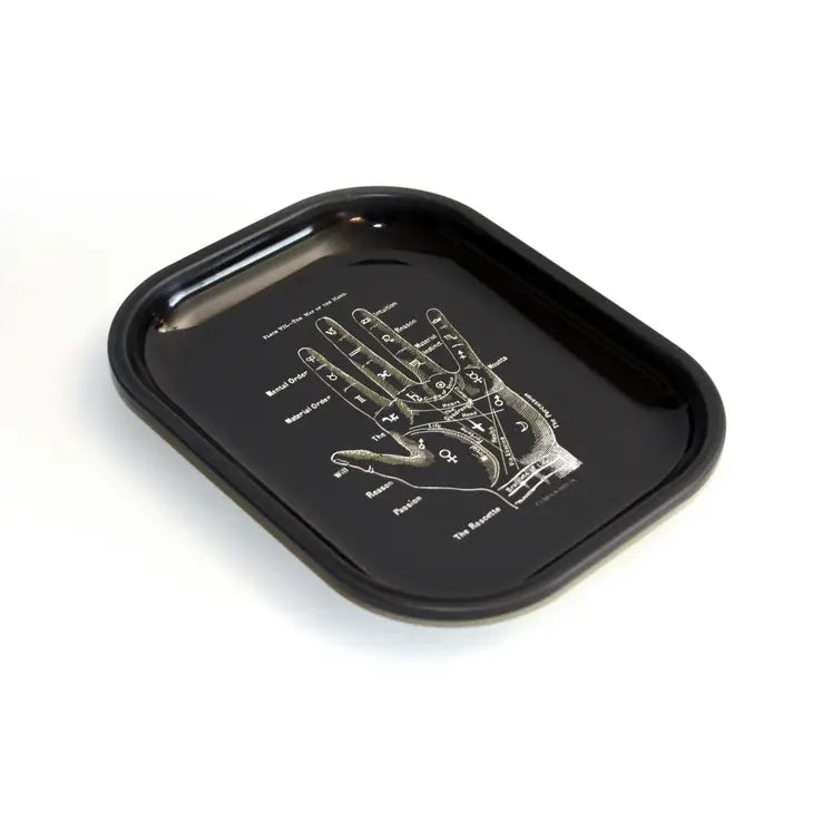 Palmistry Metal Smoking Tray