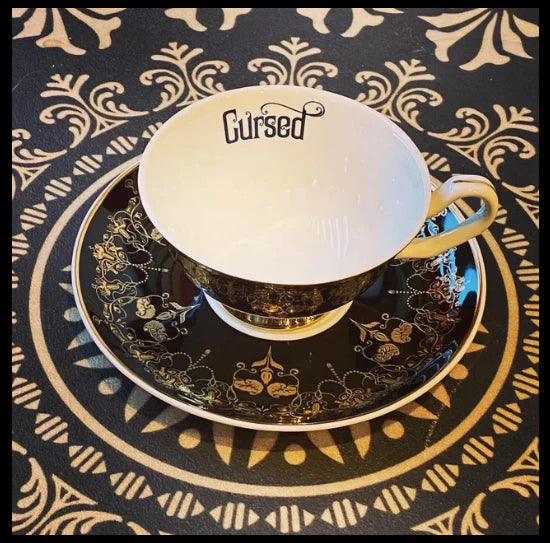 Miss Havisham Cursed Tea Cup + Saucer