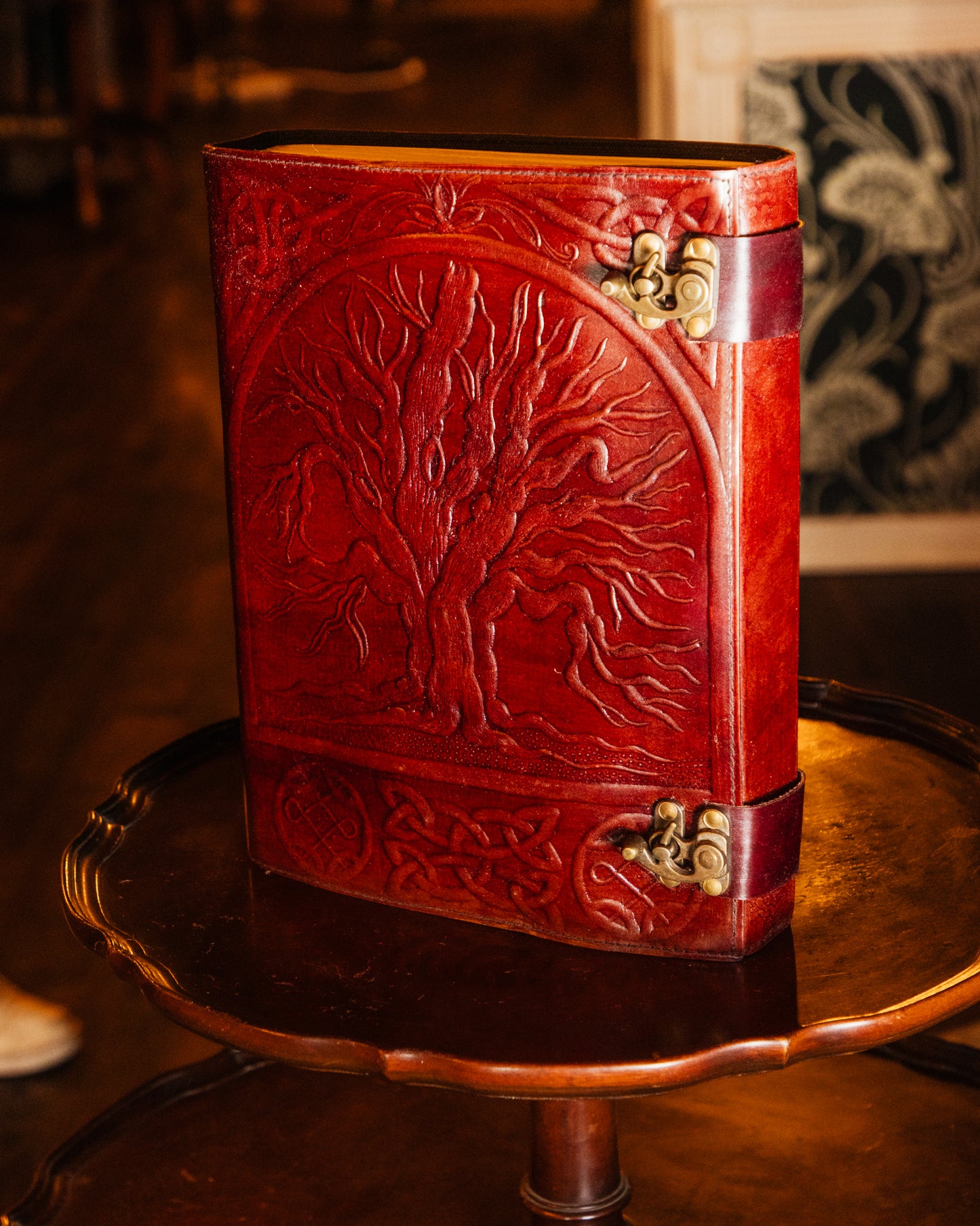 Leather Tree of Life Journal 10x13
