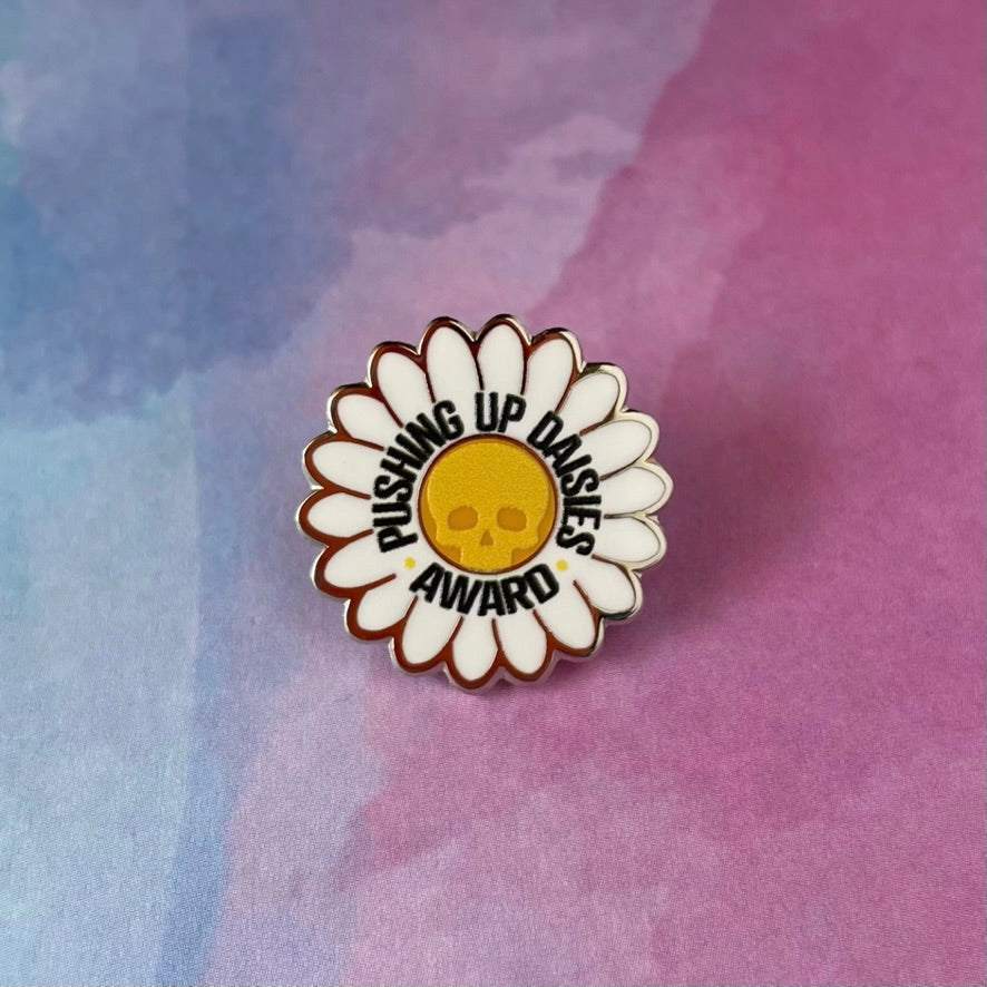 Pushing Up Daisies Award Pin (Rad Girl Creations)