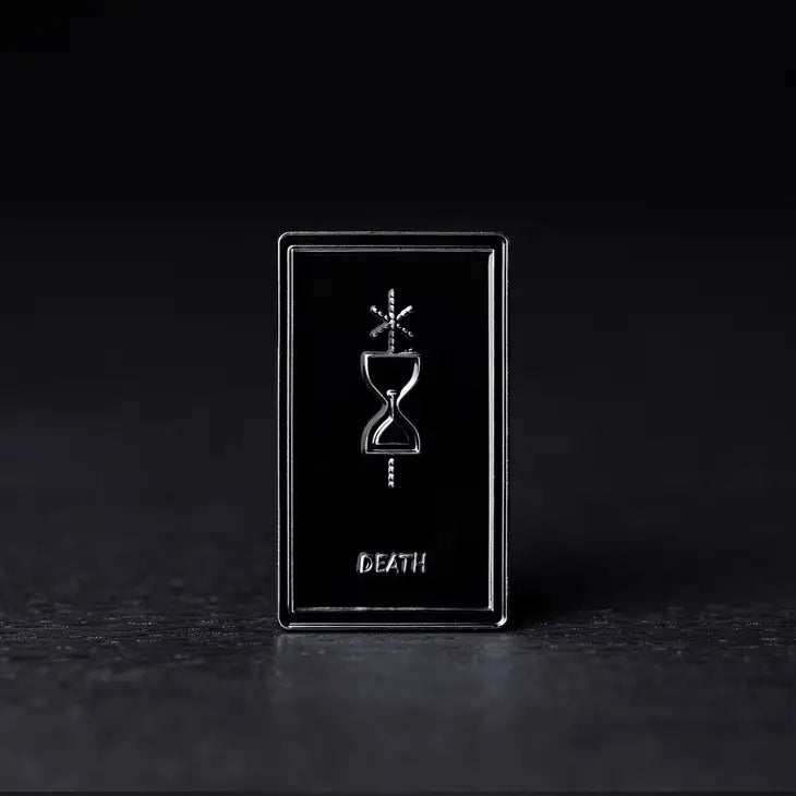 Death Tarot Pin (Hourglass)
