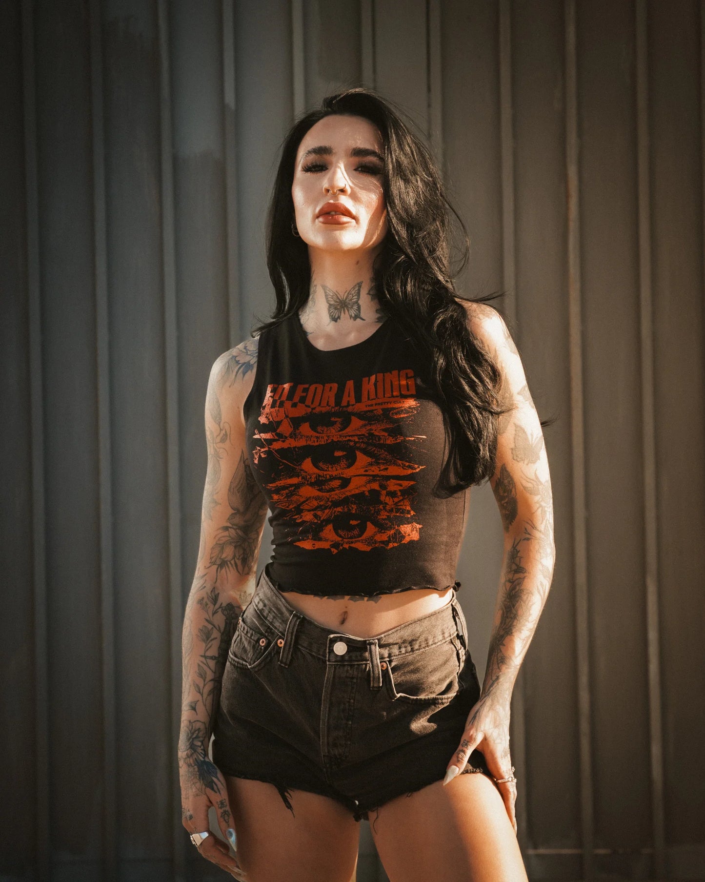 The Pretty Cult No Tomorrow Crop Top (Fit for a King Collab)