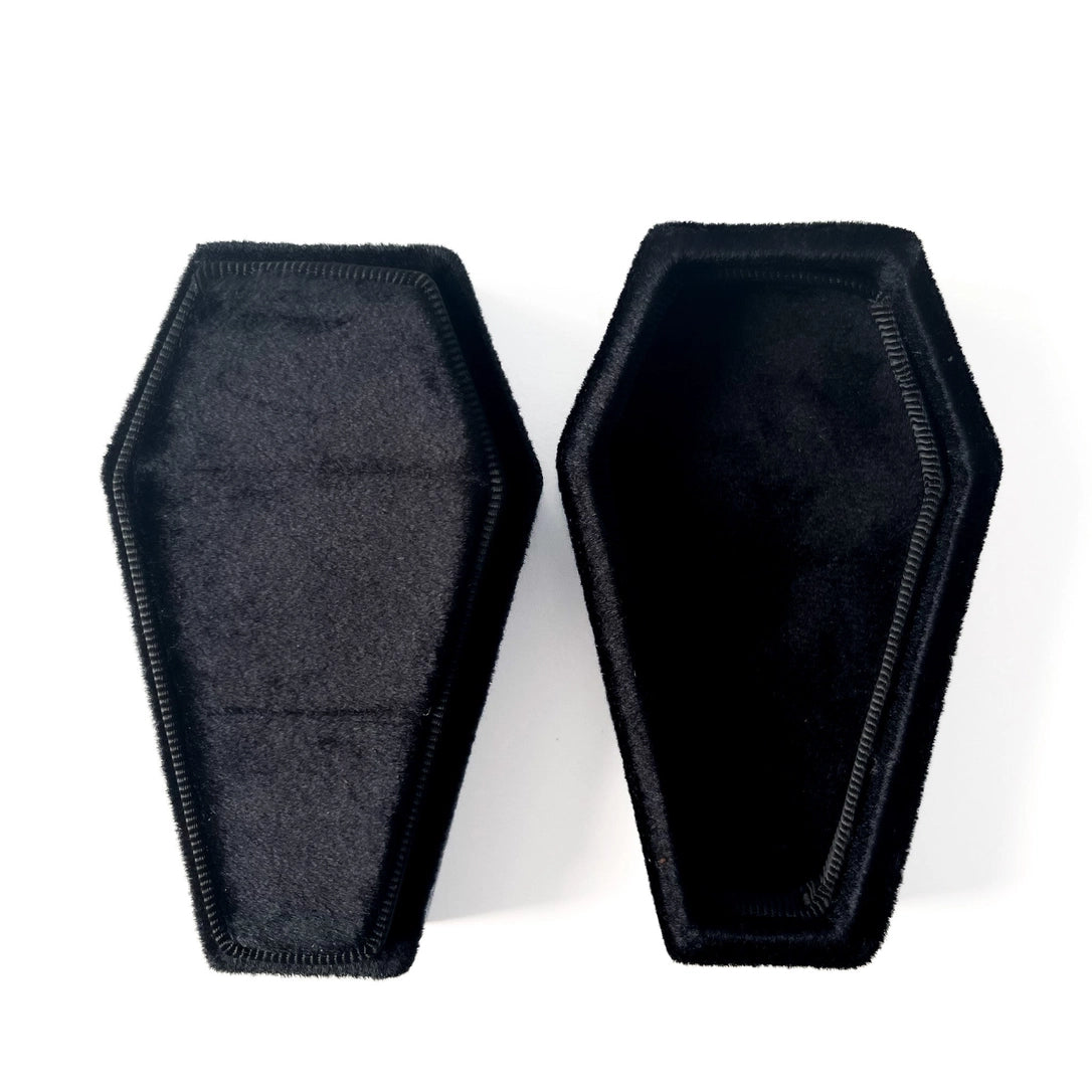 Black Coffin Ring Box