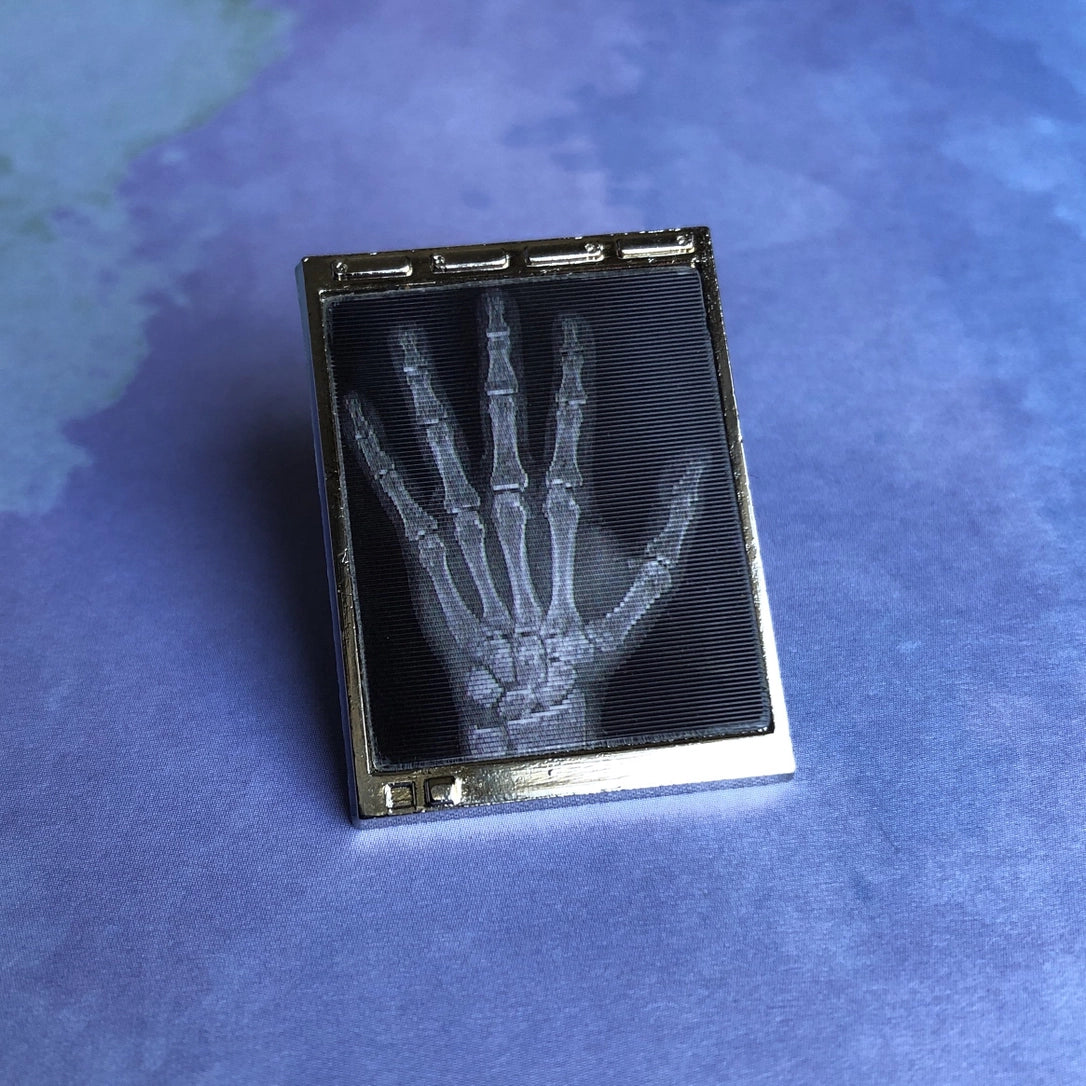 Lenticular Radiology Light Box Pin (Rad Girl Creations)