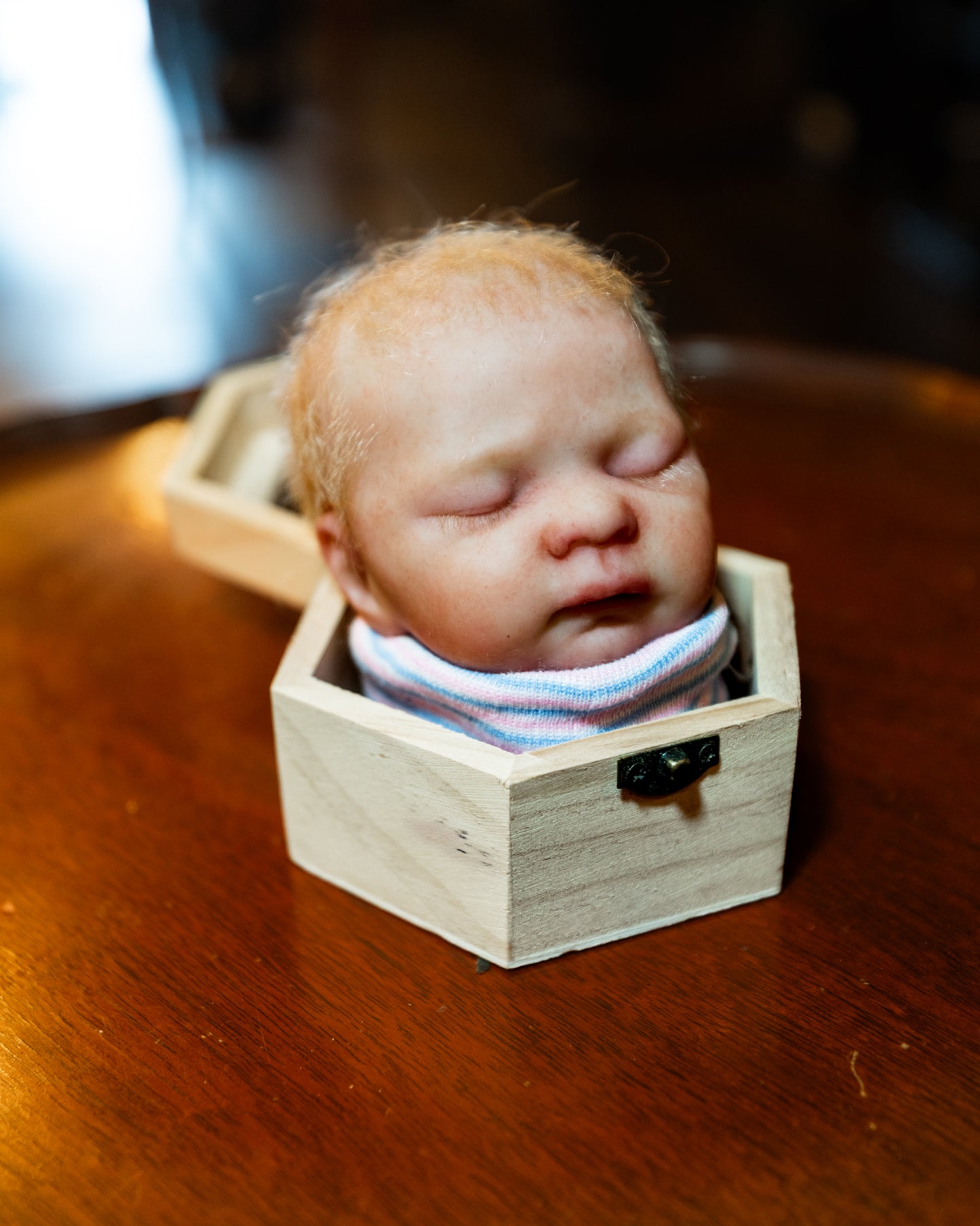 Human Baby Silicone Doll Head