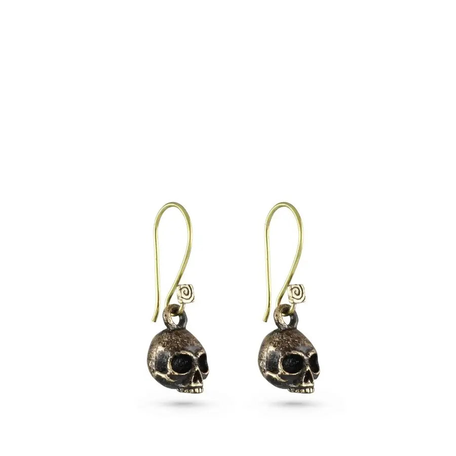 Skull Earrings Bronze (Lost Apostle)