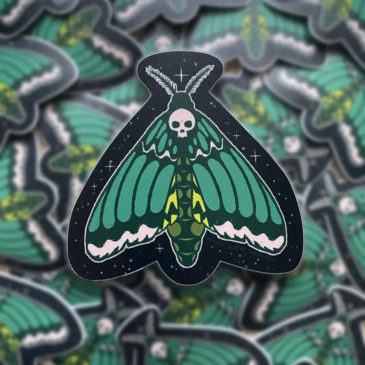Death Moth Matte Sticker