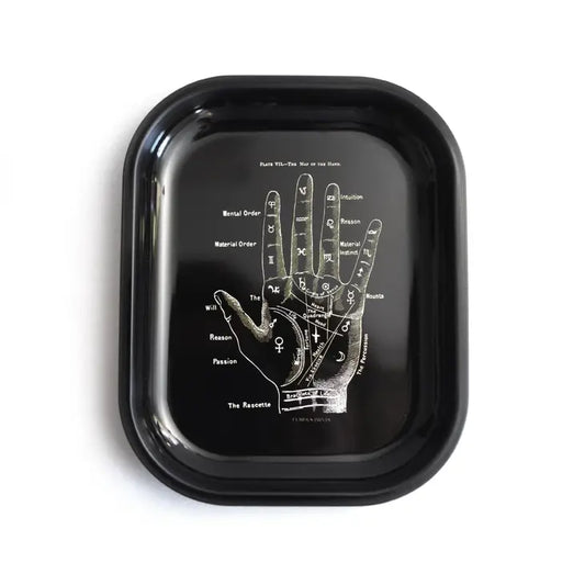 Palmistry Metal Smoking Tray