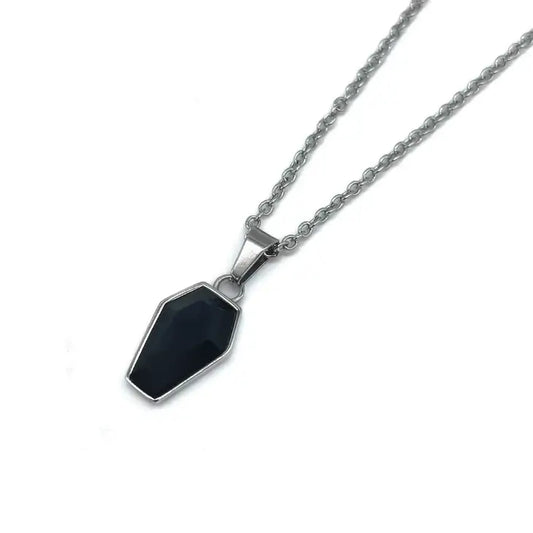 Crypt Coffin Onyx Necklace