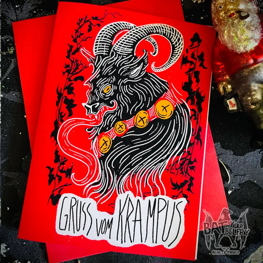 Krampus Christmas Card