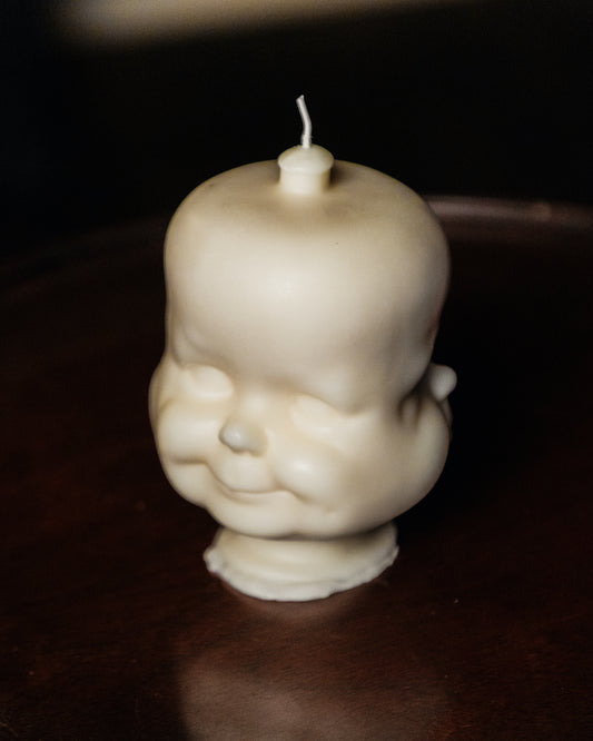 3 Faced Baby Head Scented Candle (Shea Butter)