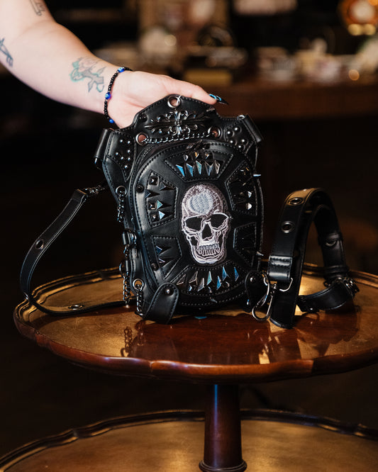 Convertible Skull Design Shoulder Bag