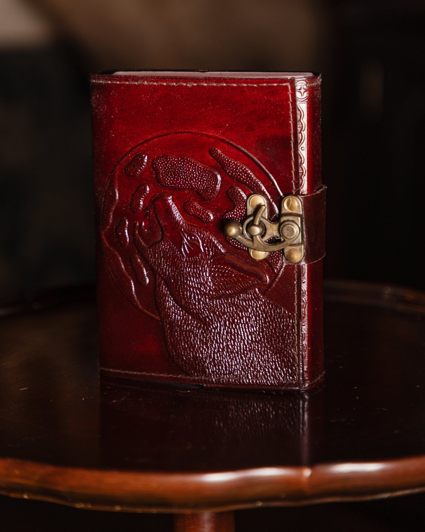 Leather Wolf Journal 5x7