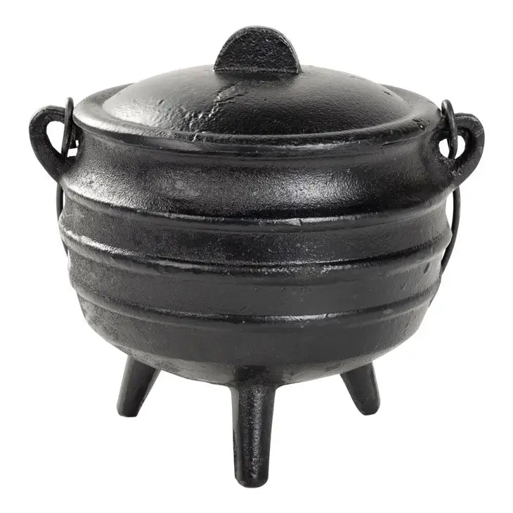 Medium Plain Cauldron W/ Lid