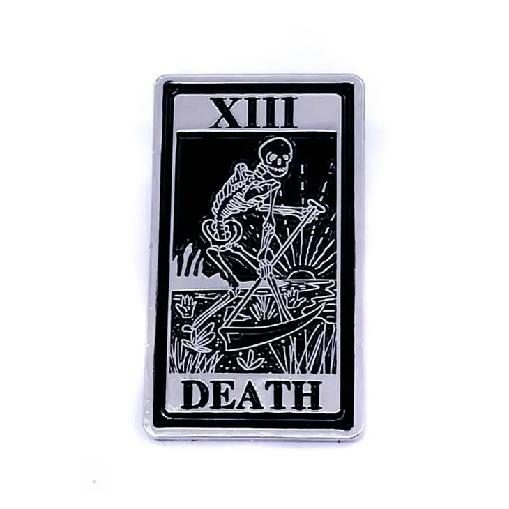 Death Tarot Pin (Skeleton)