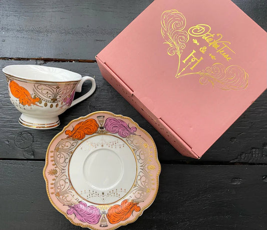 Miss Havisham Limited Edition Dita Von Teese Las Vegas Cup & Saucer