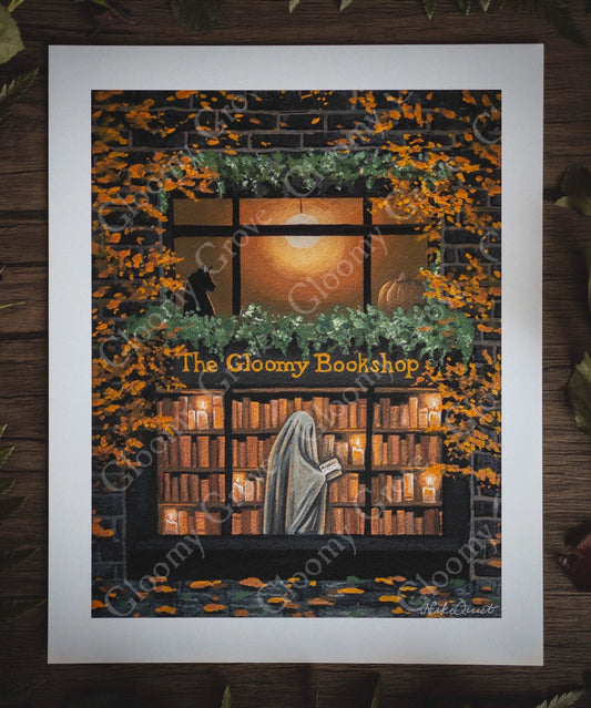 Gloomy Grove- The Gloomy Bookshop Fine Art Print 5x7