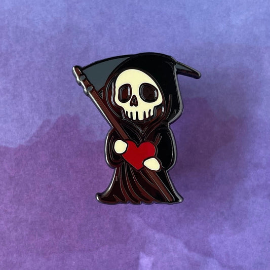 Grim Reaper with Heart Pin (Rad Girl Creations)