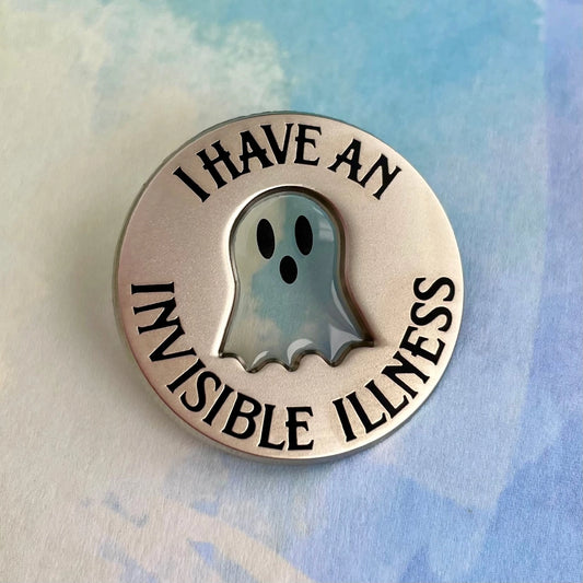 Invisible Illness Pin (Rad Girl Creations)
