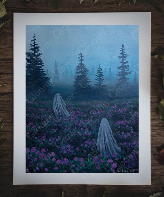 Gloomy Grove Meadow Dreams Fine Art Print 5x7